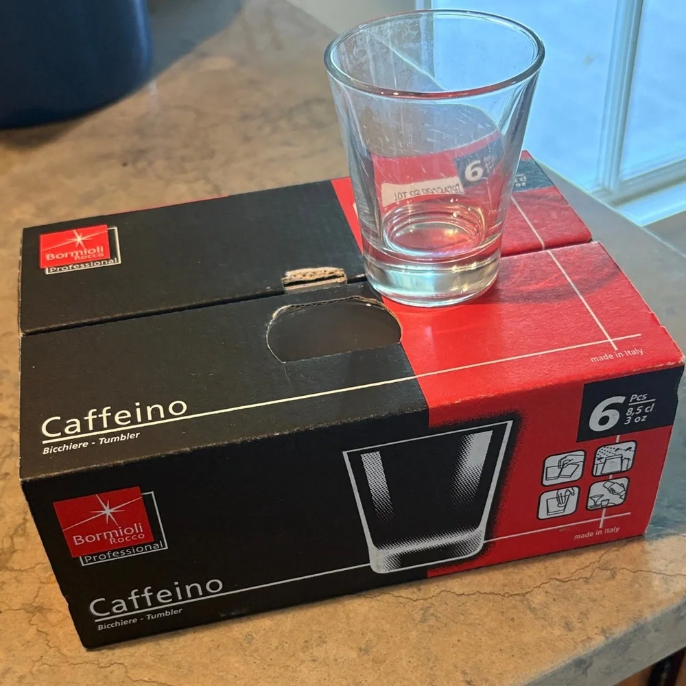 Bormioli Rocco Caffeino Glass Tumbler Set - Clear